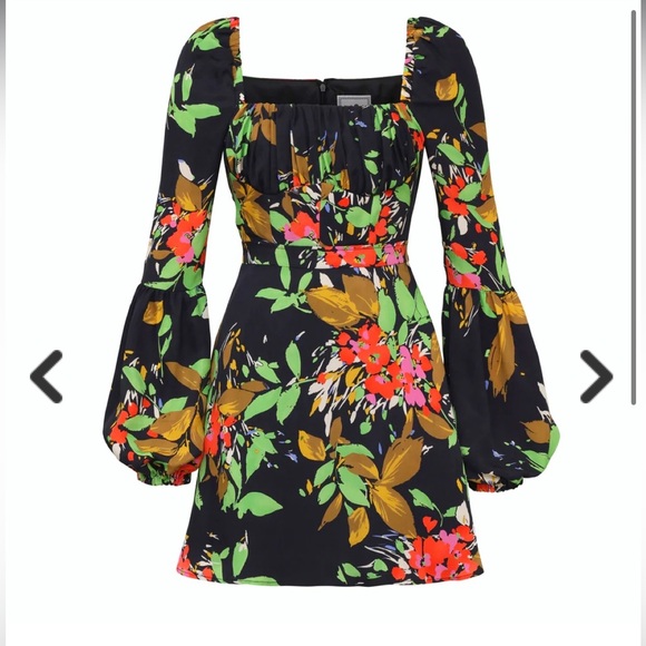 Women’s Catrina Dress size 8 in Navy and floral print Autumn Adeigbo - Picture 4 of 12